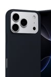 Mey İthalat®   iPhone 17 Pro Nano içi Kadife Silikon - Siyah