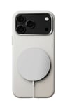 Mey İthalat®   iPhone 17 Pro Wonder Deri Magsafe Kapak - Beyaz