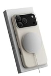 Mey İthalat®   iPhone 17 Pro Wonder Deri Magsafe Kapak - Beyaz
