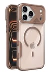 Mey İthalat®   iPhone 17 Pro Zinko Magsafe Kapak - Çöl Titanyum