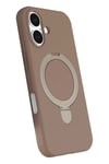 Mey İthalat®   iPhone 17 Regal Magsafe Standlı Kapak - Çöl Titanyum