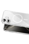 Mey İthalat®   iPhone 17 Sora Simli Magsafe Kapak - Beyaz