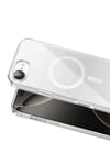 Mey İthalat®   iPhone 17E Sora Simli Magsafe Kapak - Beyaz