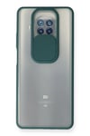 Mey İthalat®   Mi 10T Lite Kılıf Palm Buzlu Kamera Sürgülü Silikon - Yeşil