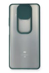 Mey İthalat®   Mi 10T Lite Kılıf Palm Buzlu Kamera Sürgülü Silikon - Yeşil