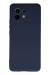 Mey İthalat®   Mi 11 Kılıf Nano içi Kadife Silikon - Lacivert