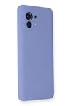 Mey İthalat®   Mi 11 Kılıf Nano içi Kadife Silikon - Lila