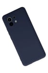 Mey İthalat®   Mi 11 Kılıf Nano içi Kadife Silikon - Lacivert