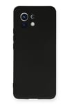 Mey İthalat®   Mi 11 Kılıf Nano içi Kadife Silikon - Siyah