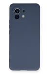 Mey İthalat®   Mi 11 Kılıf Nano içi Kadife Silikon - Gri