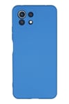 Mey İthalat®   Mİ 11 Lite Kılıf Nano içi Kadife Silikon - Mavi