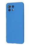 Mey İthalat®   Mİ 11 Lite Kılıf Nano içi Kadife Silikon - Mavi