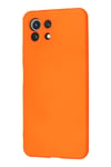 Mey İthalat®   Mİ 11 Lite Kılıf Nano içi Kadife Silikon - Turuncu