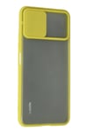 Mey İthalat®   Mİ 11 Lite Kılıf Palm Buzlu Kamera Sürgülü Silikon - Sarı