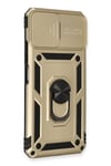 Mey İthalat®   Mİ 11 Lite Kılıf Pars Lens Yüzüklü Silikon - Gold