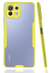 Mey İthalat®   Mİ 11 Lite Kılıf Platin Silikon - Sarı