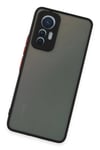 Mey İthalat®   Mi 12 Lite Kılıf Montreal Silikon Kapak - Siyah