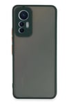 Mey İthalat®   Mi 12 Lite Kılıf Montreal Silikon Kapak - Yeşil