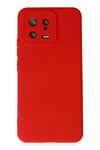 Mey İthalat®   Mi 13 Kılıf Nano içi Kadife Silikon - Kırmızı