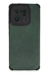 Mey İthalat®   Mi 13 Pro Kılıf Loop Deri Silikon - Yeşil