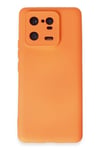 Mey İthalat®   Mi 13 Pro Kılıf Nano içi Kadife Silikon - Turuncu