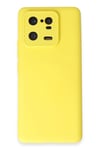 Mey İthalat®   Mi 13 Pro Kılıf Nano içi Kadife Silikon - Sarı