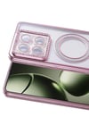 Mey İthalat®   Mi 14T Pro Joke Simli Magneticsafe Kılıf - Pembe