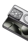 Mey İthalat®   Mi 14T Pro Joke Simli Magneticsafe Kılıf - Siyah