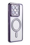 Mey İthalat®   Mi 14T Pro Joke Simli Magneticsafe Kılıf - Derin Mor