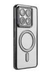 Mey İthalat®   Mi 14T Pro Joke Simli Magneticsafe Kılıf - Siyah