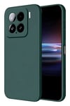 Mey İthalat®   Mi 15 Pro Kılıf Nano içi Kadife Silikon - Koyu Yeşil