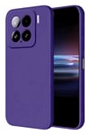 Mey İthalat®   Mi 15 Pro Kılıf Nano içi Kadife Silikon - Mor