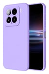 Mey İthalat®   Mi 15 Pro Kılıf Nano içi Kadife Silikon - Lila