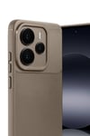 Mey İthalat®   Note 14 5G Auto Focus Karbon Kapak - Kahverengi