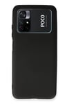 Mey İthalat®   Poco M4 Pro 4G Kılıf First Silikon - Siyah