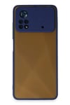 Mey İthalat®   Poco X4 Pro 5G Kılıf Montreal Silikon Kapak - Lacivert