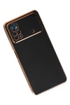Mey İthalat®   Poco X4 Pro 5G Kılıf Volet Silikon - Siyah