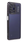 Mey İthalat®   Poco X5 Pro 5G Kılıf  Lensli Silikon - Mor