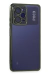 Mey İthalat®   Poco X5 Pro 5G Kılıf  Lensli Silikon - Yeşil
