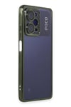Mey İthalat®   Poco X5 Pro 5G Kılıf  Lensli Silikon - Yeşil