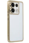 Mey İthalat®   Poco X6 Kılıf  Lensli Silikon - Gold