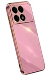 Mey İthalat®   Poco X6 Pro Kılıf Volet Silikon - Mor