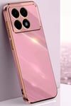 Mey İthalat®   Poco X6 Pro Kılıf Volet Silikon - Mor