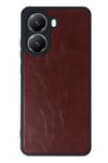 Mey İthalat®   Poco X7 Pro Kılıf Aras Deri Kapak - Bordo