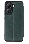Mey İthalat®   Poco X7 Pro Kılıf Flip Cover - Koyu Yeşil