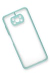 Mey İthalat®   Pocophone X3 Kılıf Montreal Silikon Kapak - Turkuaz