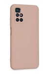 Mey İthalat®   Redmi 10 2022 Kılıf Nano içi Kadife Silikon - Pudra