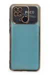 Mey İthalat®   Redmi 10C Kılıf  Lensli Silikon - Gold