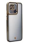 Mey İthalat®   Redmi 10C Kılıf Liva Lens Silikon - Siyah