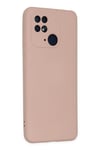 Mey İthalat®   Redmi 10C Kılıf Nano içi Kadife Silikon - Pudra